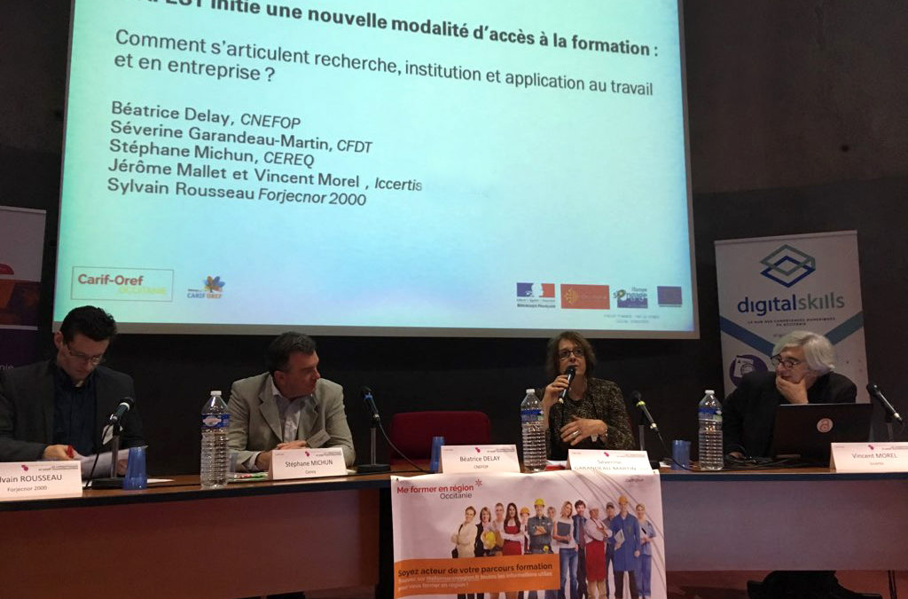 Le Carif-Oref Occitanie invite Iccertis à la tribune du 9ème forum régional dédié aux #AFEST